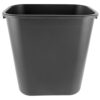 RCP 7-G BLACK TRASH BIN 15hx14wx10d
