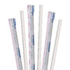 PAPER STRAW 7.75  WRAPPED WHITE (8/400) AARDVARCK