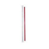SMOOTHIE STRAW 10.25  RED WRPD (4/300)